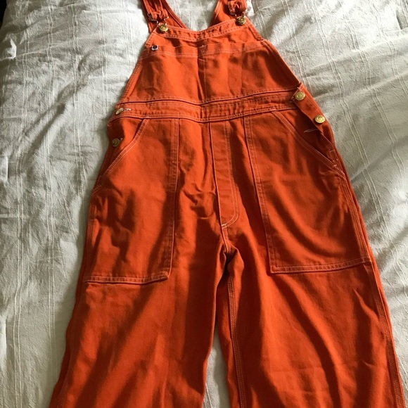 Big Bud Press size small orange overalls - Picture 2 of 4